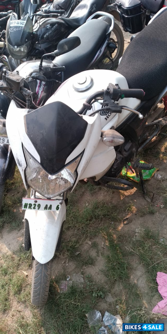 White Honda CB Twister