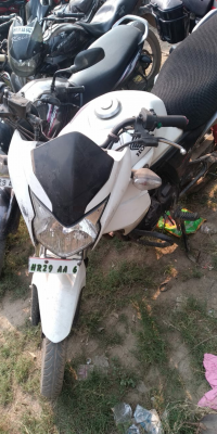 White Honda CB Twister
