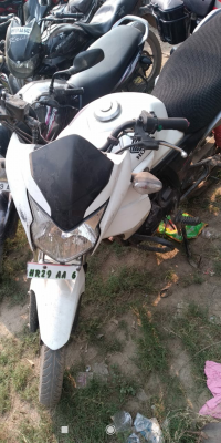 White Honda CB Twister