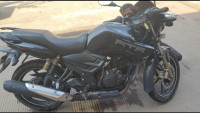 Black TVS Apache RTR 180 Race Edition