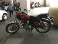 Maroon Royal Enfield Bullet 350 ES