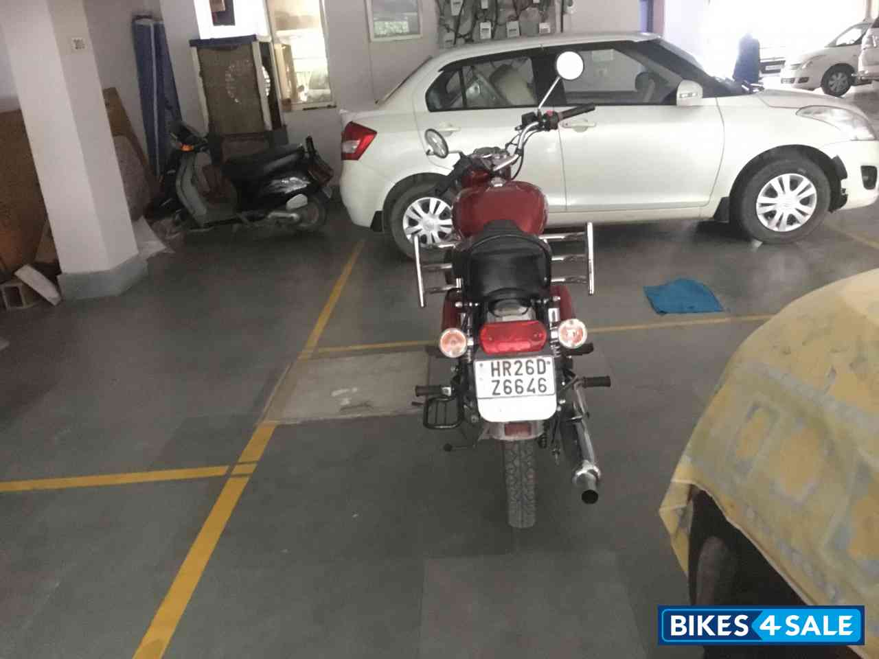 Maroon Royal Enfield Bullet 350 ES