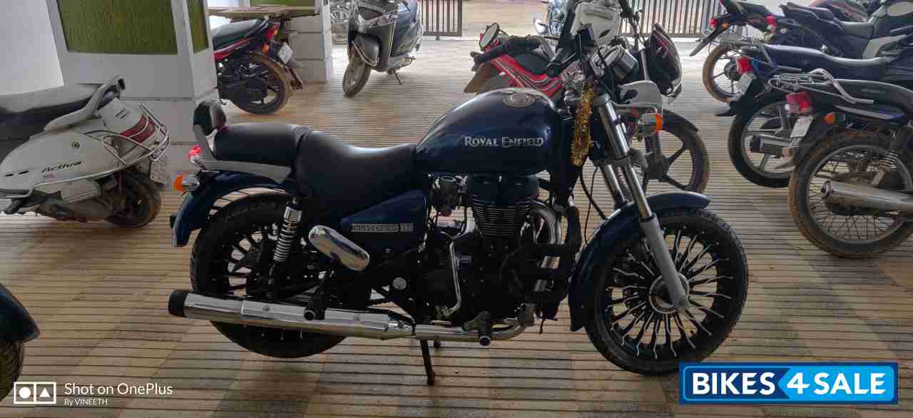 Marine Blue Royal Enfield Thunderbird 350