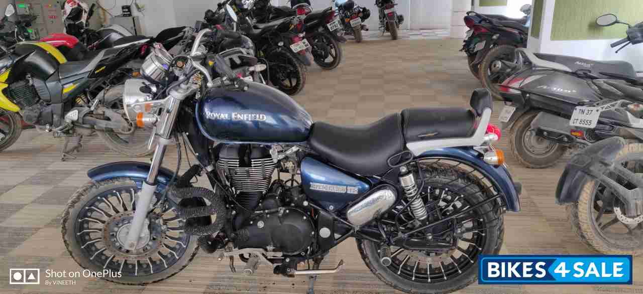 Marine Blue Royal Enfield Thunderbird 350