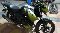 Black And Green TVS Apache RTR 160