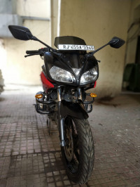 Red And Black Yamaha Fazer