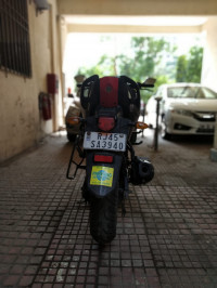 Red And Black Yamaha Fazer