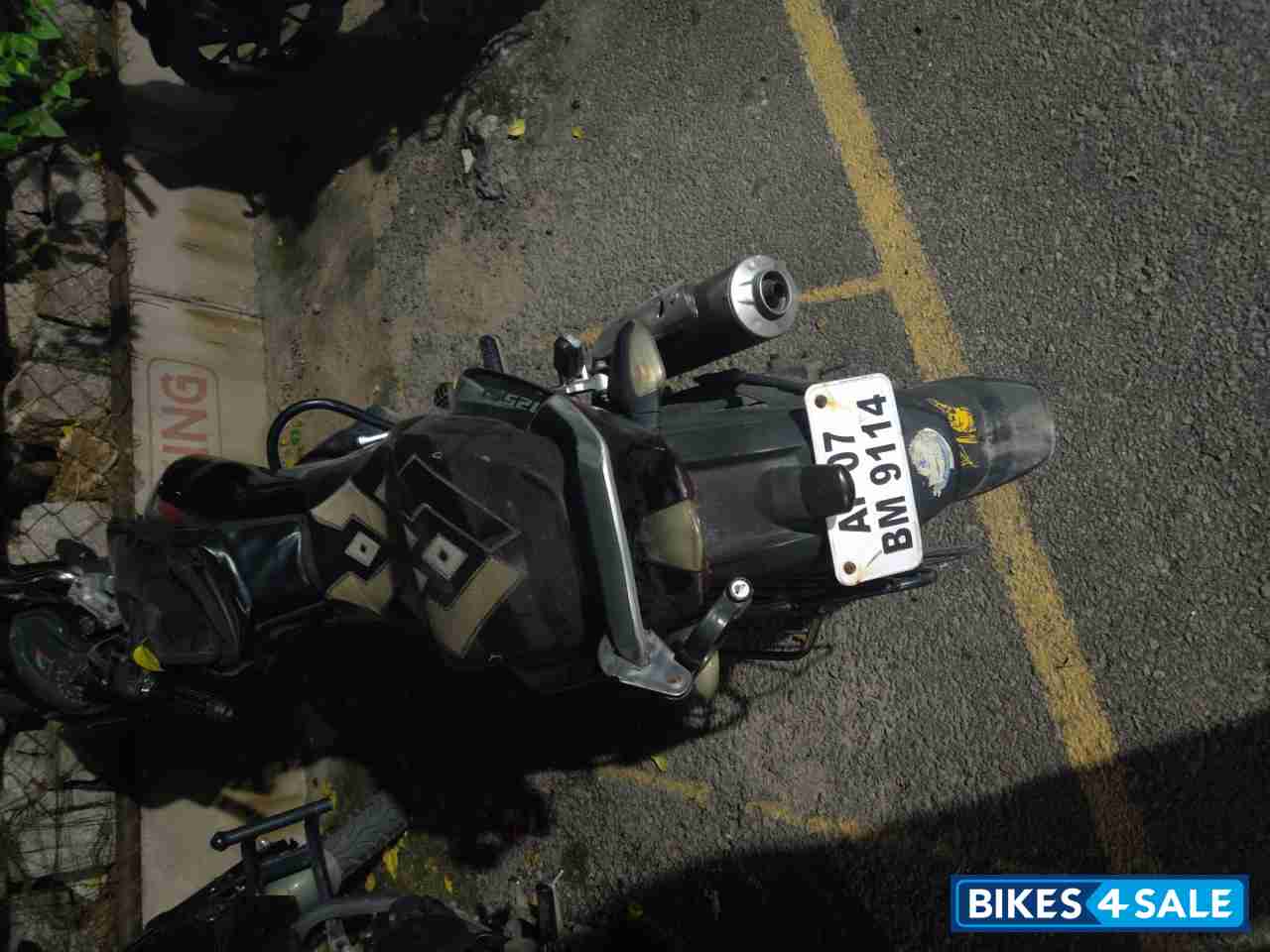 Red With Black Bajaj Discover 125