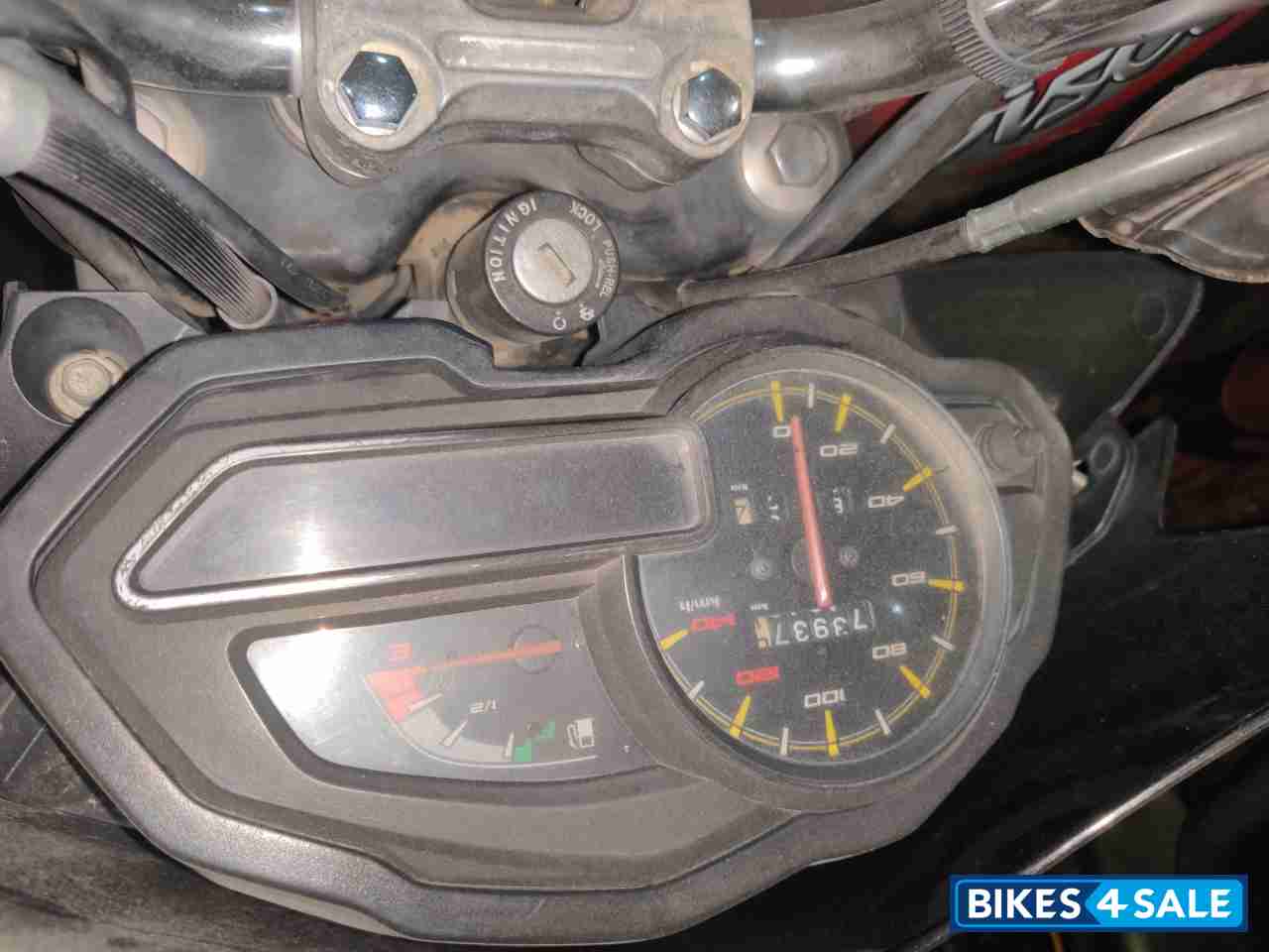 Red With Black Bajaj Discover 125