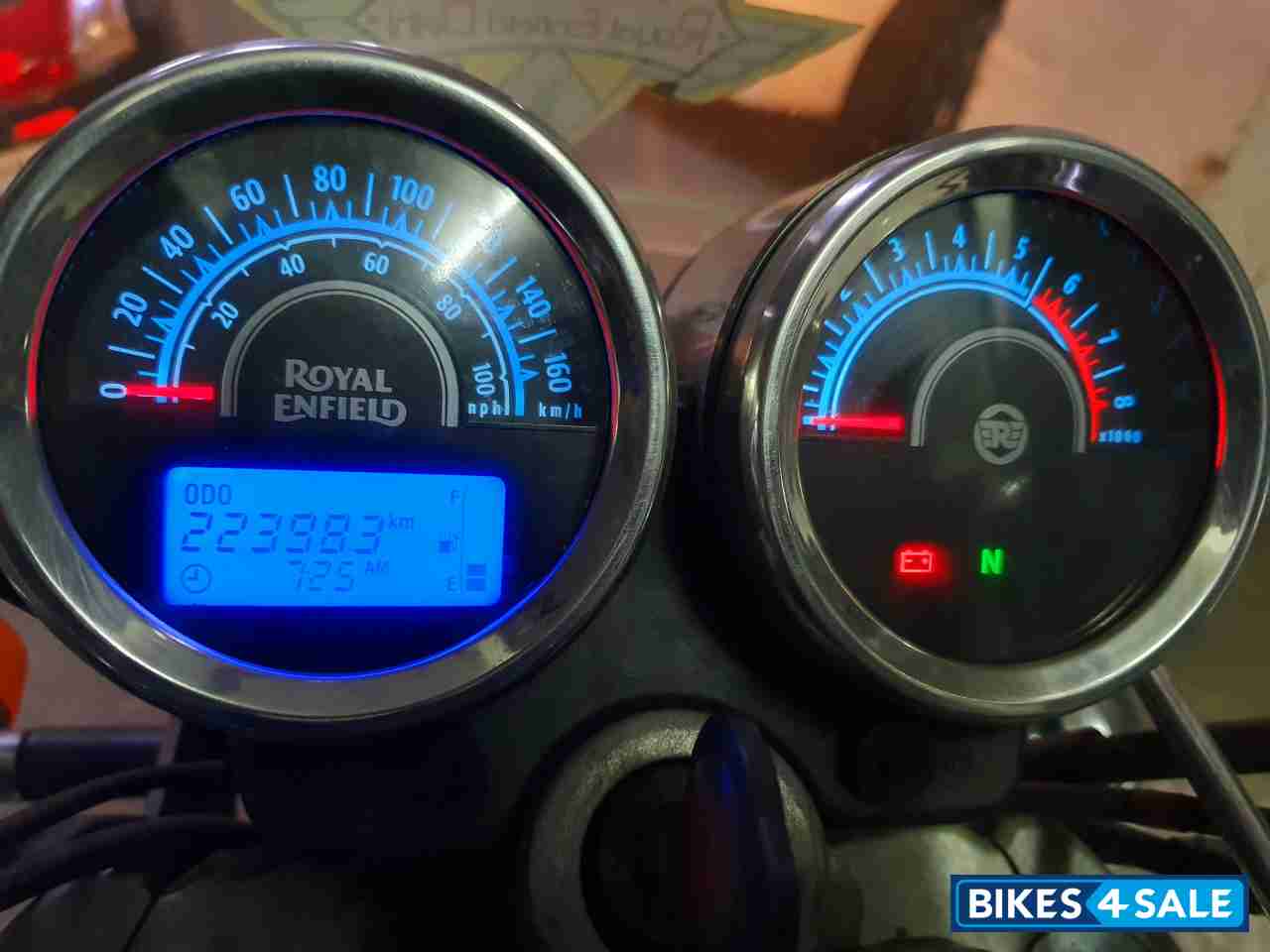 Flicker Black Royal Enfield Thunderbird 350