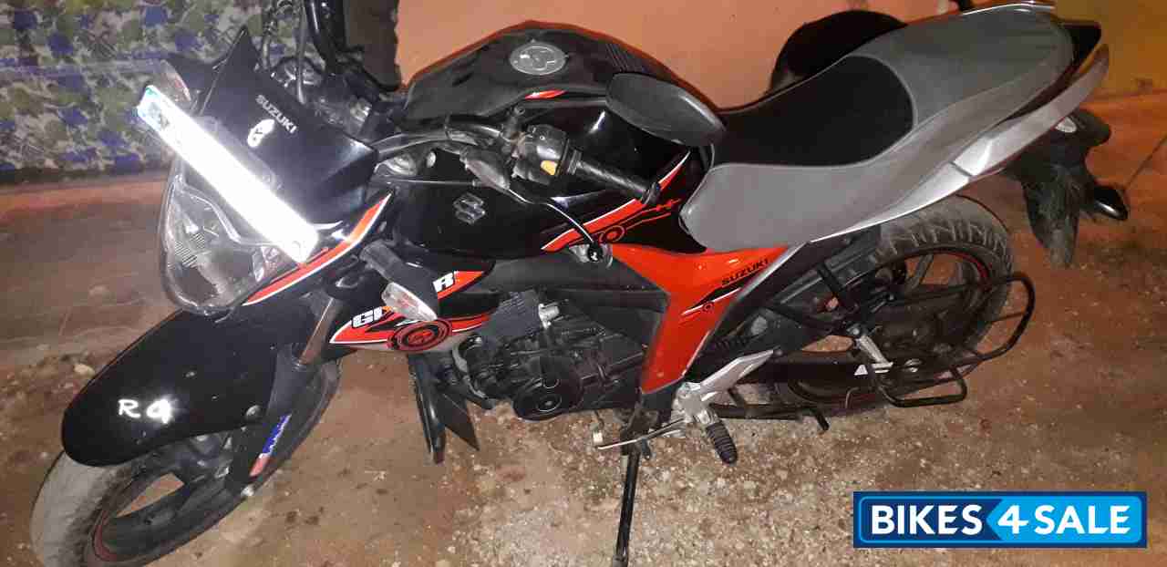 Orange Black Suzuki Gixxer SP
