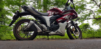 Maroon Suzuki Gixxer SF