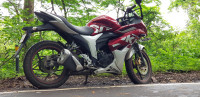 Maroon Suzuki Gixxer SF