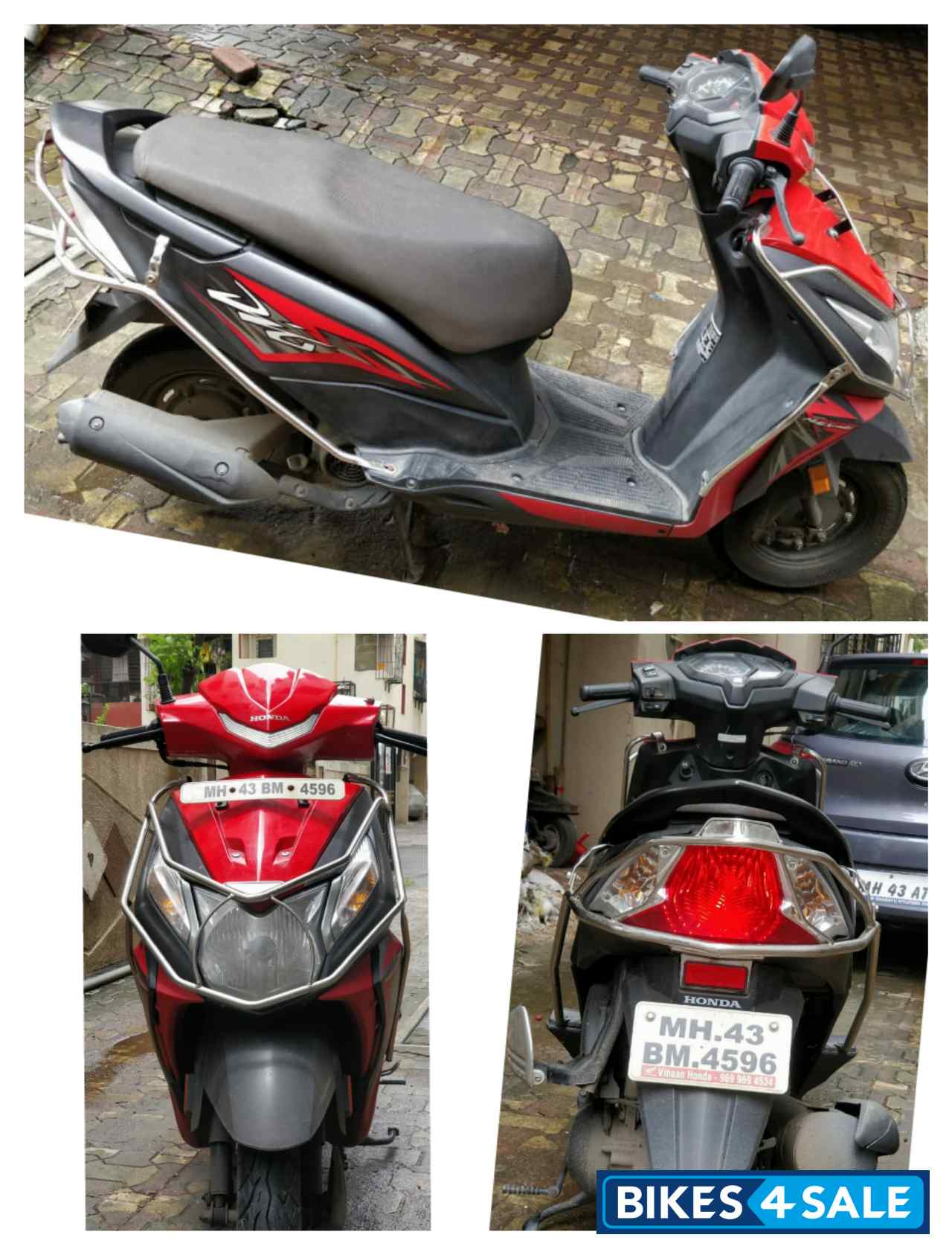 Used 2018 Model Honda Dio For Sale In Navi Mumbai Id 243874 Red