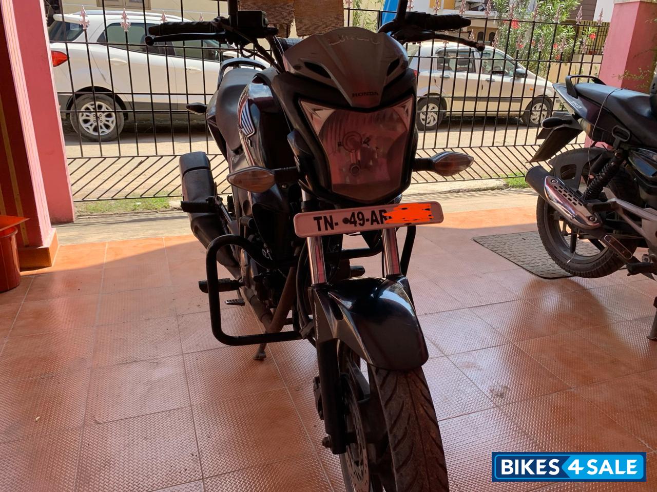 Black Honda CB Trigger