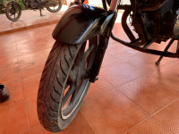 Black Honda CB Trigger