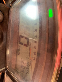 Black Honda CB Trigger