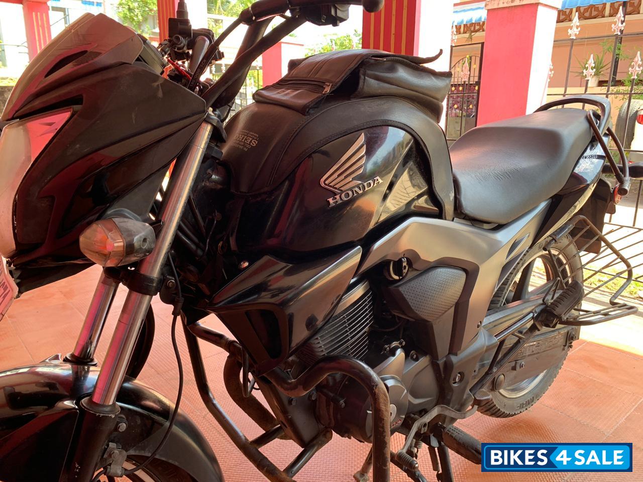 Black Honda CB Trigger