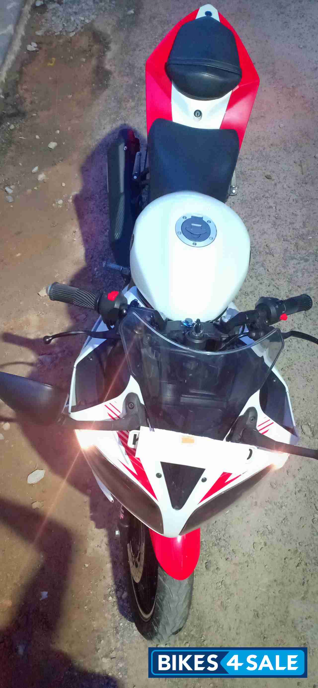 Fiery Red Yamaha YZF R15 V2