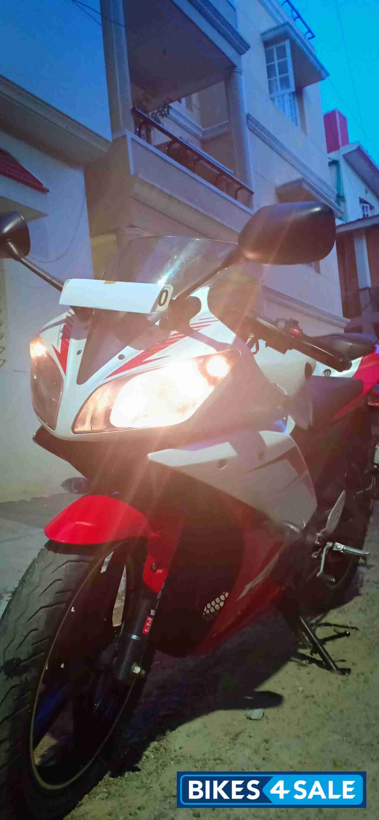 Fiery Red Yamaha YZF R15 V2