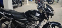 Black Honda CB Shine