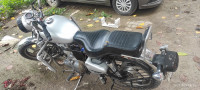 Silver Royal Enfield Bullet Electra