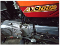 Red Suzuki Ind Suzuki AX100