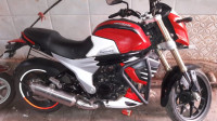 Red Mahindra Mojo XT 300