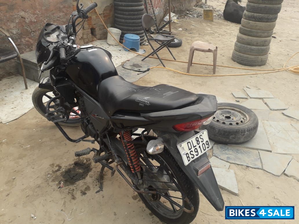 Black Honda CB Twister