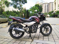 Black Bajaj Discover 125 ST
