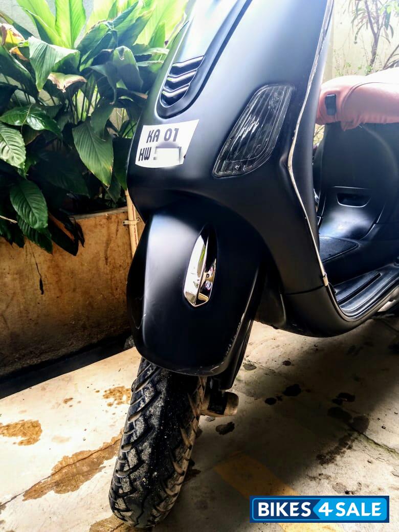Matt Black Vespa VXL 125
