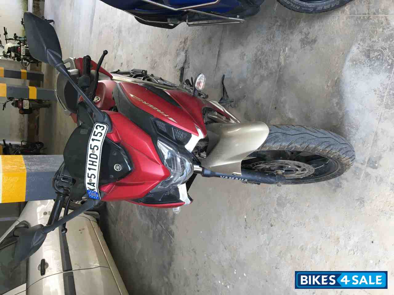 Red Mat Finish Yamaha Fazer 25