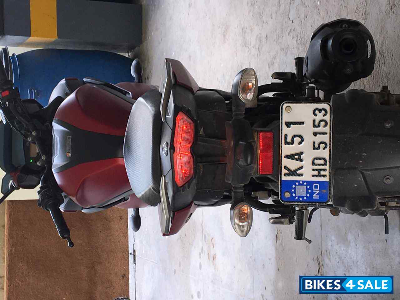 Red Mat Finish Yamaha Fazer 25