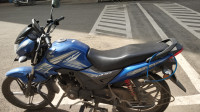 Blue Honda CB Shine SP
