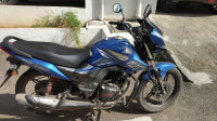 Blue Honda CB Shine SP
