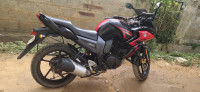 Red And Black Yamaha Fazer