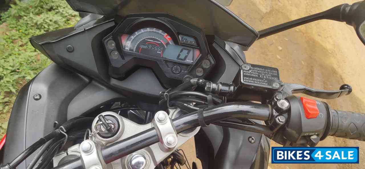 Red And Black Yamaha Fazer