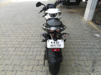 White Bajaj Pulsar 200 NS