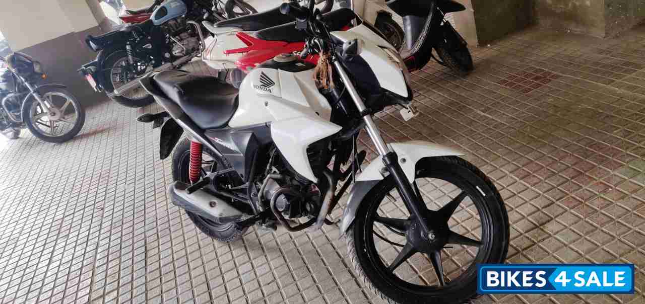 White Honda CB Twister