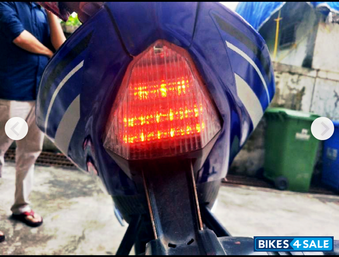 Blue Yamaha YZF R15 V2
