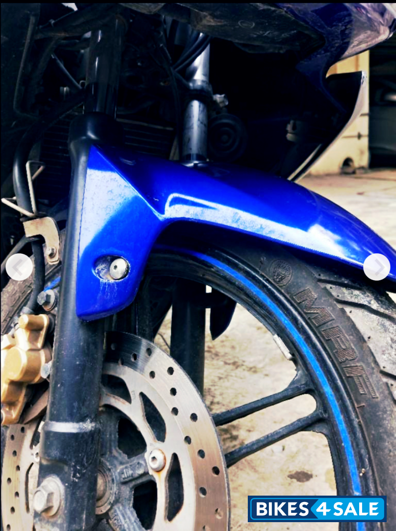 Blue Yamaha YZF R15 V2