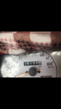 Pink & White TVS Scooty Pep Plus