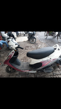 Pink & White TVS Scooty Pep Plus