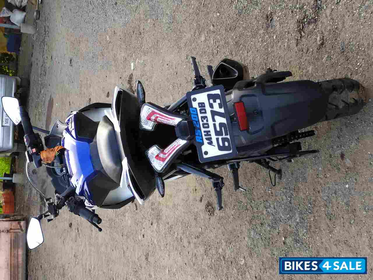 Racing Blue Bajaj Pulsar RS 200 ABS