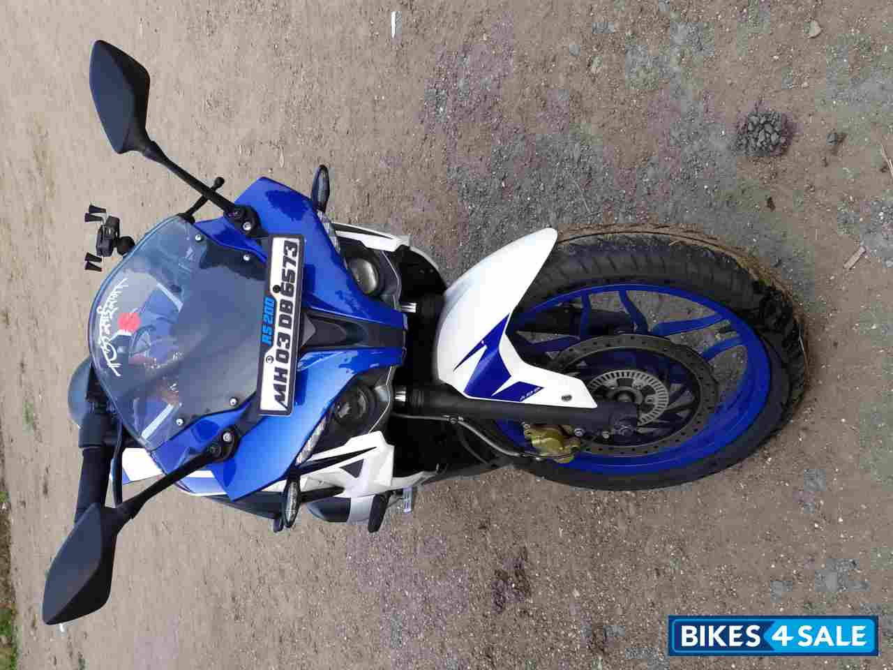 Racing Blue Bajaj Pulsar RS 200 ABS