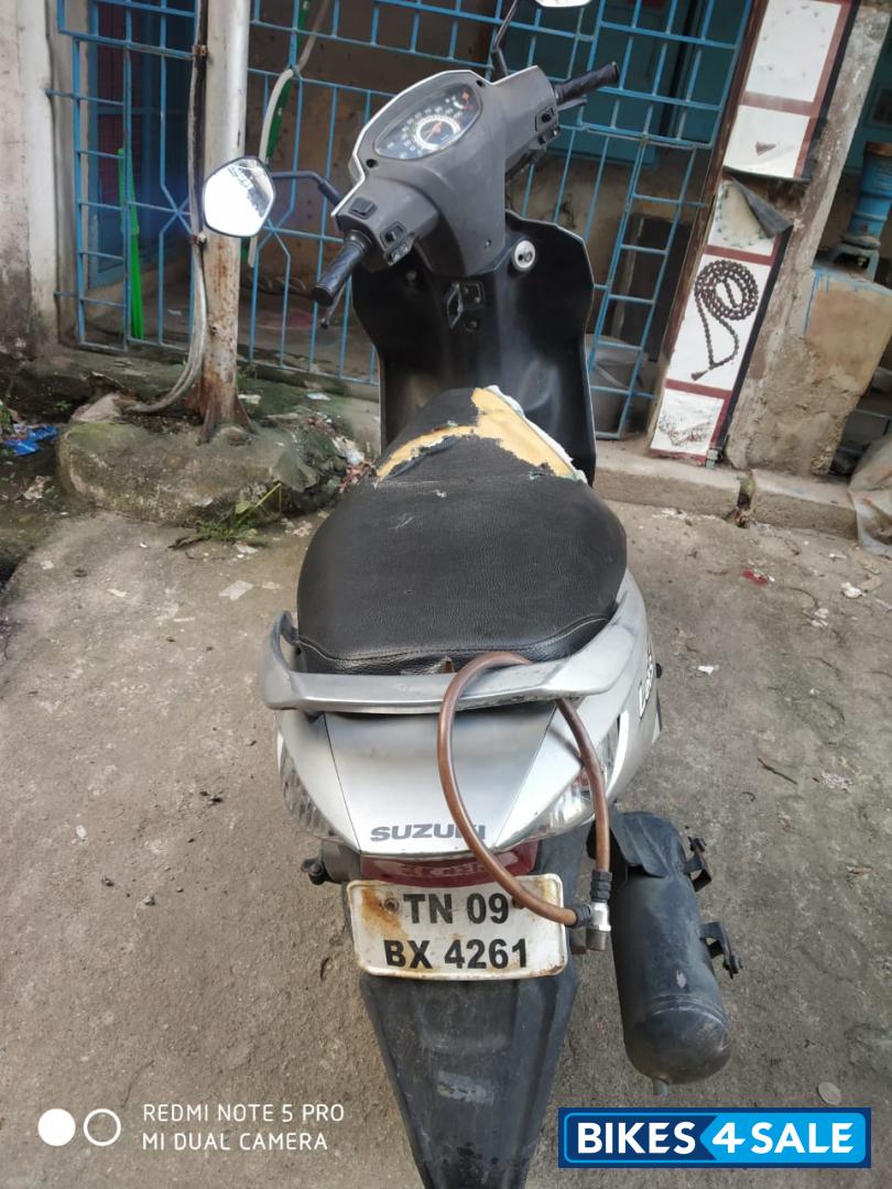 Silver Suzuki Lets 110