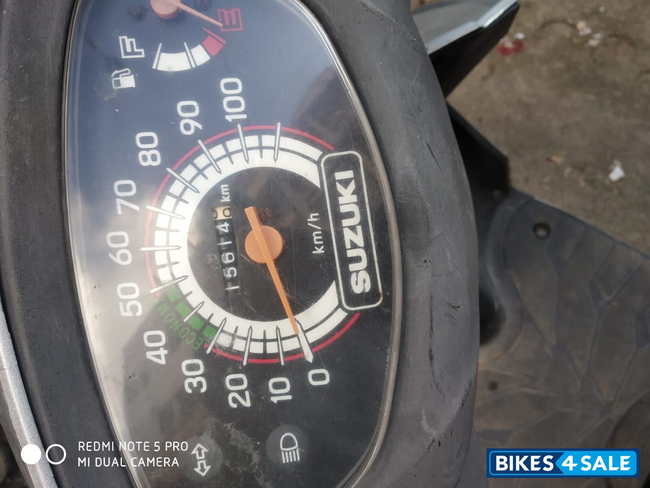 Silver Suzuki Lets 110