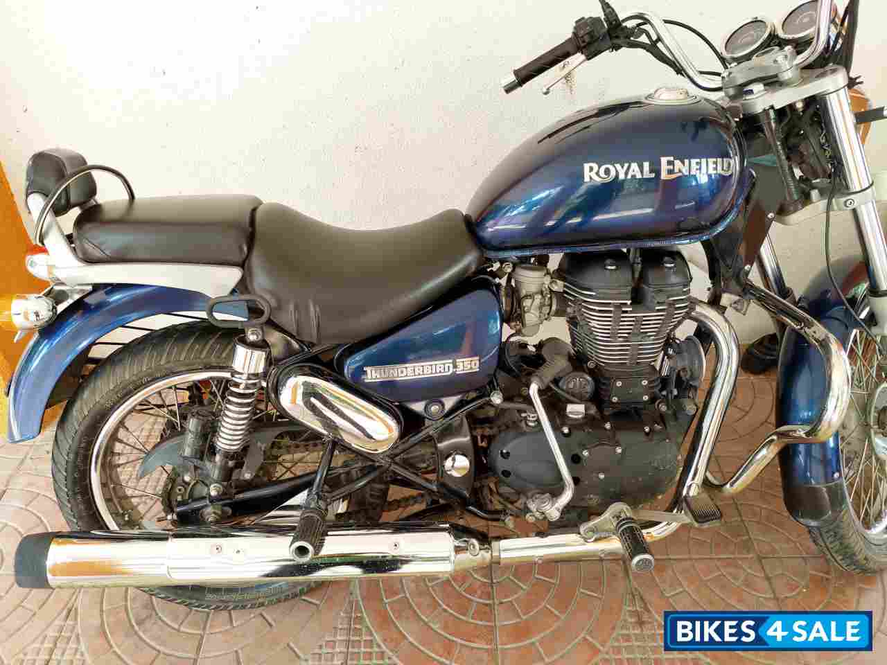Marine Blue Royal Enfield Thunderbird 350