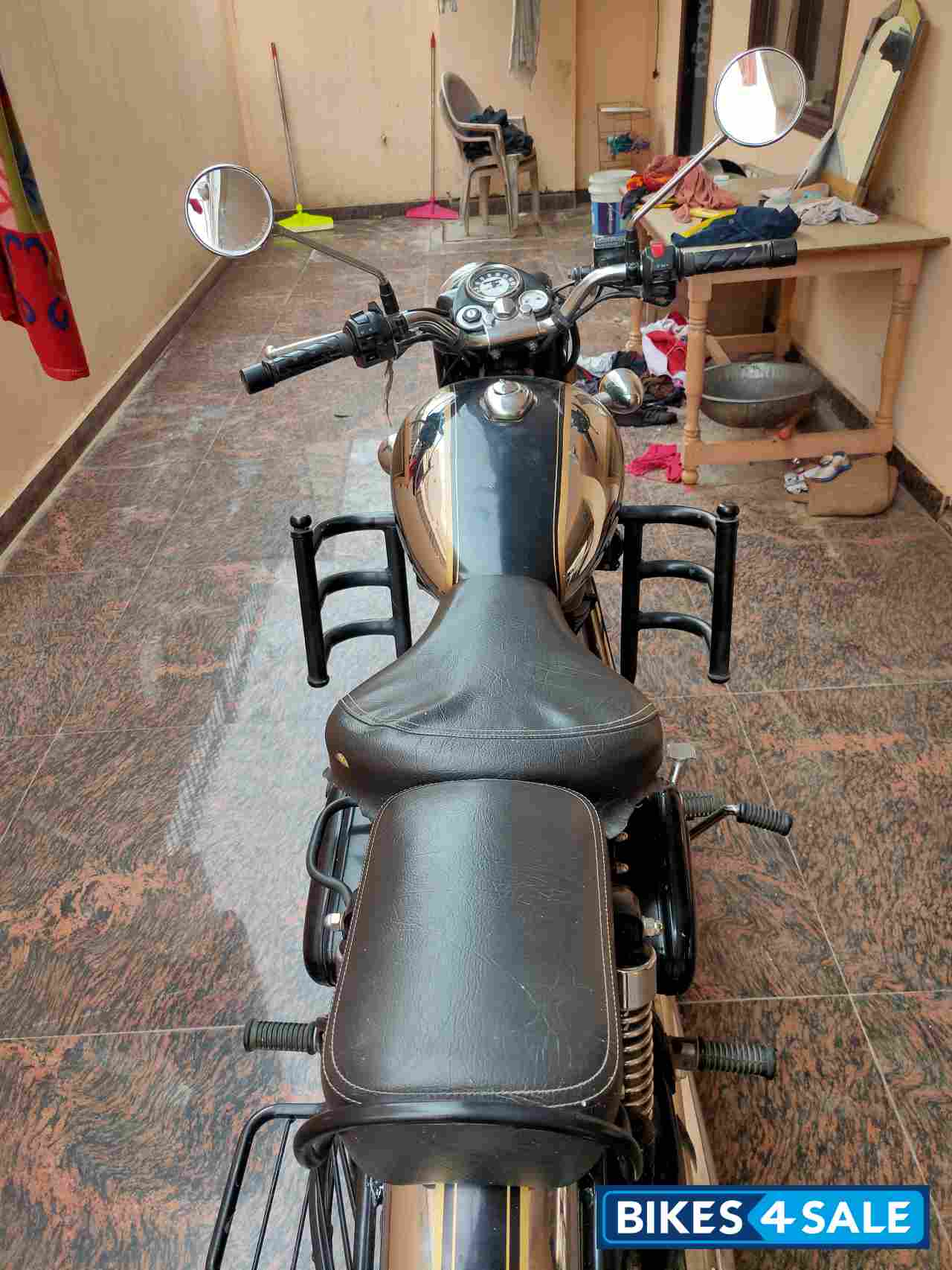 Black Royal Enfield Classic Chrome