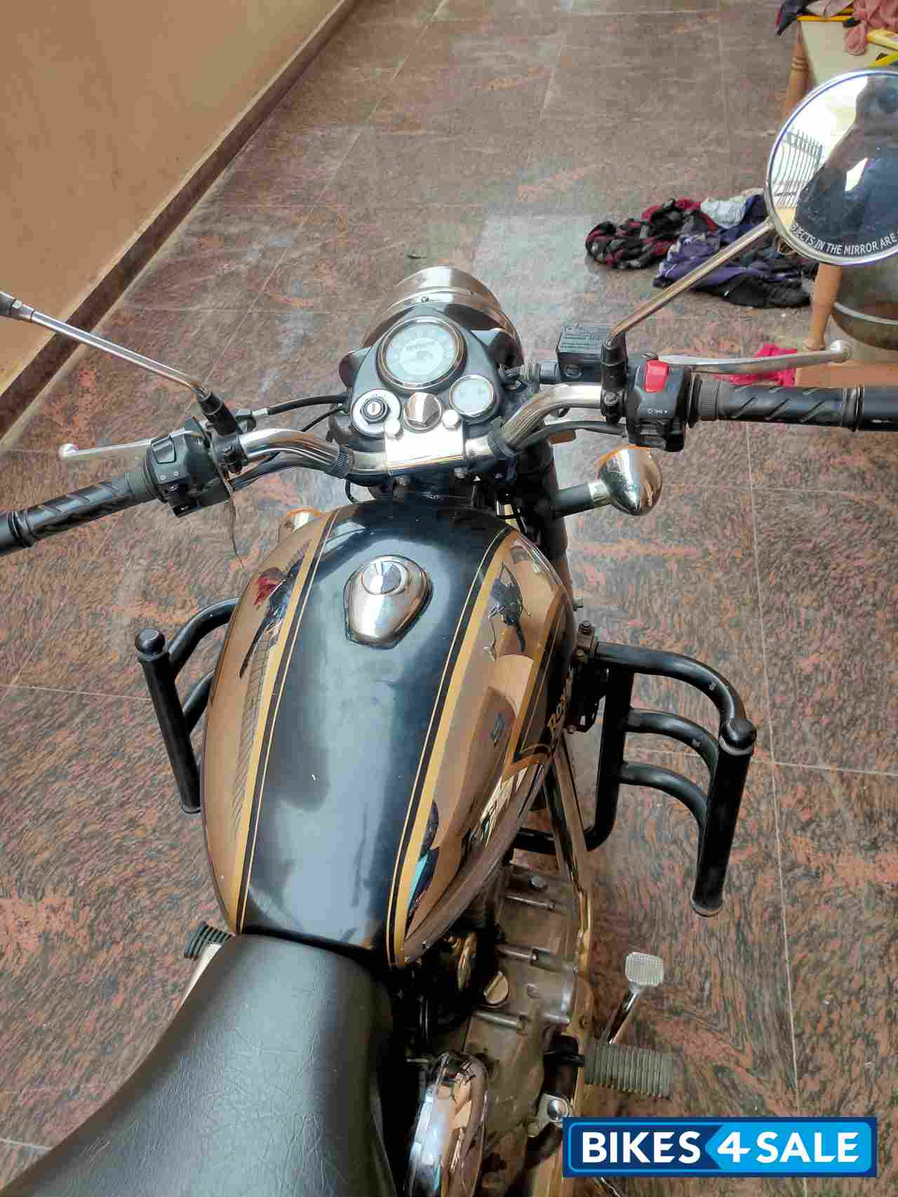 Black Royal Enfield Classic Chrome